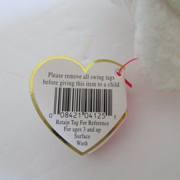 Retired Ty Beanie Baby Fleece (Lamb), NWT - Picture 6 of 8
